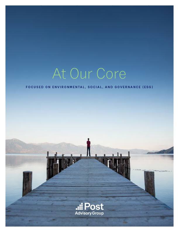 Cover image of our ESG Brochure